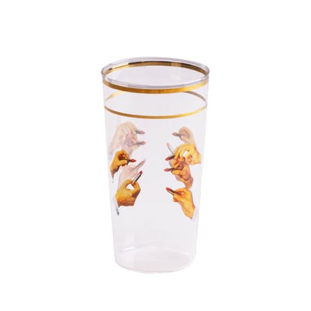 Verre Toiletpaper - Lipsticks verre multicolore / H 13 cm - Seletti