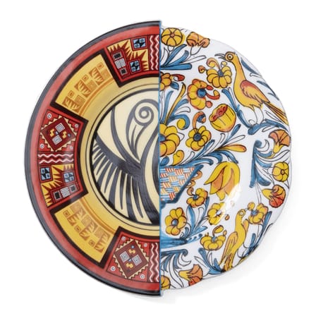 Assiette à dessert Hybrid Huaricanga céramique multicolore / Ø 20 cm - Seletti