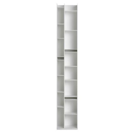 Bibliothèque Random 2C bois blanc / L 36 x H 217 cm - MDF Italia