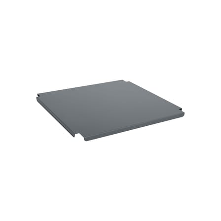 Couvercle  métal gris / Pour panier Colour Crate Large Square 42,5 x 42,5 cm - Hay