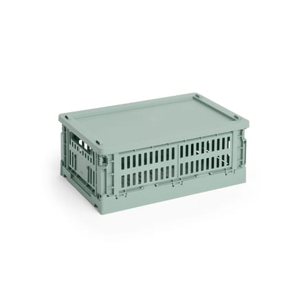Couvercle  plastique vert / Pour panier Colour Crate Small 17,5 x 27 cm - Hay