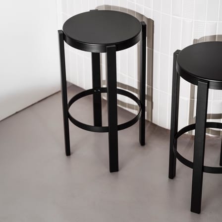 Doon High stool metal black / H 65 cm - NOO.MA