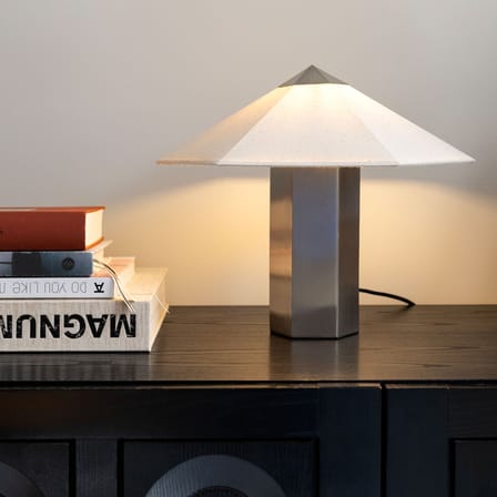 Lampada da tavolo Phira metallo argento - & klevering