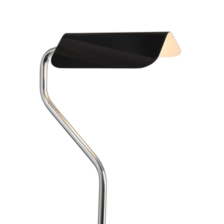 Lampadaire Apex métal noir / Liseuse orientable - H 110 cm - Hay