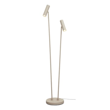 Lampadaire Havana métal beige / 2 abat-jours orientables - It's about Romi