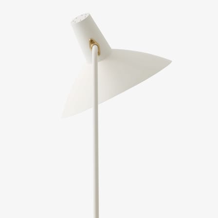 Lampadaire Tripod HM8 métal blanc / Modèle de 1953 - Orientable - &tradition