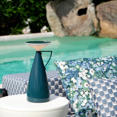 Lampe sans fil rechargeable Camomille LED beige / By Philippe Starck - Recyclé - Kartell