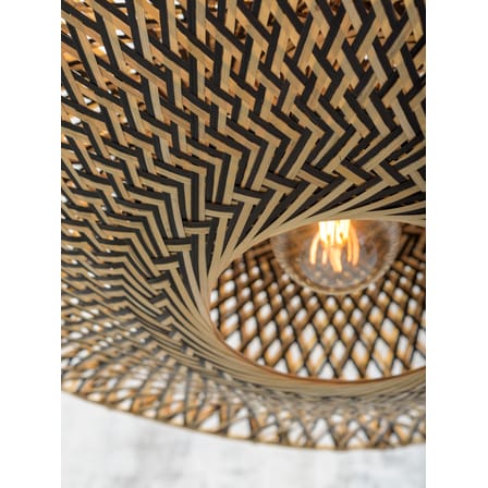 Plafonnier Bali Medium bois naturel / Bambou - Ø 60 cm - GOOD&MOJO