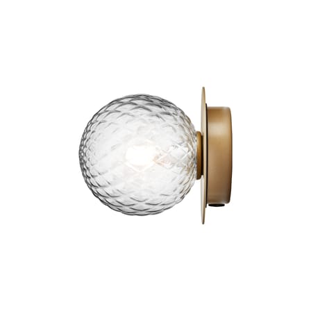 Applique salle de bains Liila 1 Small / Plafonnier - Ø 12 cm / Verre facetté - NUURA