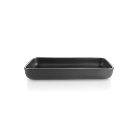 Plat de service Nordic kitchen céramique noir / Grès - 12 x 24 cm - Eva Trio