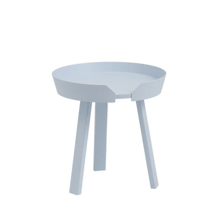Table basse Around Small bois bleu / Ø 45 x H 46 cm - Muuto