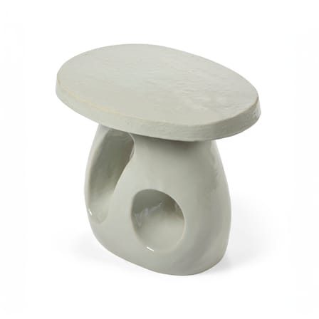 Table d'appoint Amé 10 céramique gris / 52 x 37 x H 45 cm - Serax