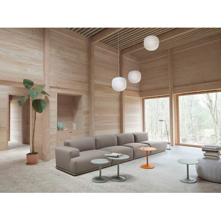 Table d'appoint Soft bois orange / Ø 41 x H 40 cm - Stratifié - Muuto