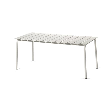 Table rectangulaire Aligned métal blanc / By Maarten Baas - 170 x 85 cm / Aluminium - valerie objects
