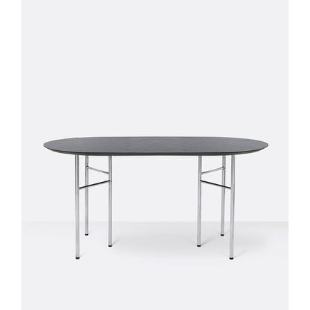 Accessoire  bois multicolore / Plateau ovale pour tréteaux Mingle Small 150x75 cm / Modèle d'expo - Ferm Living