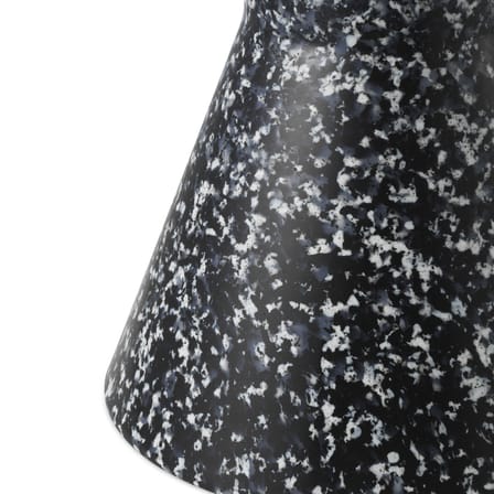 Bit Cone End table plastic material black / Side table - 100% recycled plastic / Ø 36 cm - Normann Copenhagen