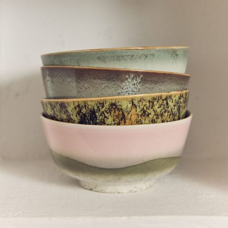 Set de 2 bols 70s ceramics / Ø 19 x H 8,5 cm - HK LIVING