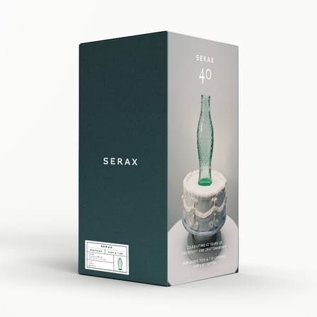 Fish & Fish 40 Years Carafe glass green / 85 cl - Serax