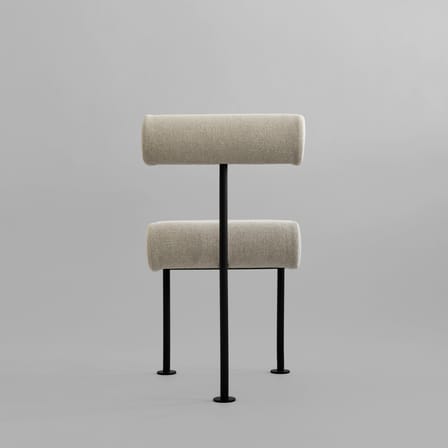Chaise rembourrée Hiro tissu beige - 101 COPENHAGEN
