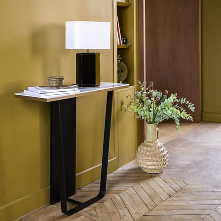 Console Horizon Small céramique blanc / L 90 cm - RED Edition