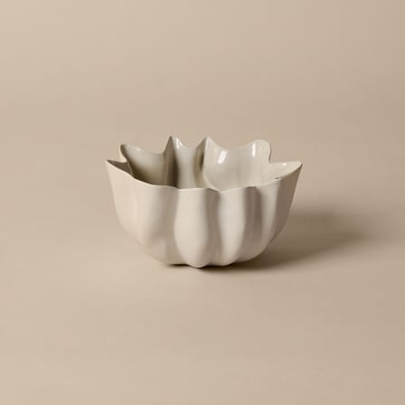 Coupe Nium Small céramique blanc / Ø 22 x H 11 cm - Ferm Living