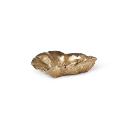 Coupe Oyster or métal / Vide-poches - Laiton / 10 x 7 cm - Ferm Living