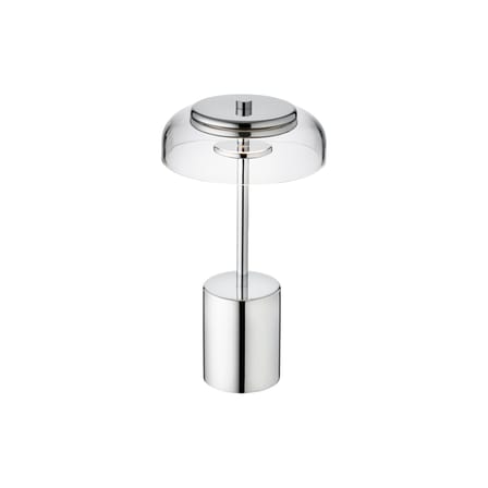 Kabellose, wiederaufladbare Außenlampe Blossi LED plastikmaterial silber / H 26 cm - NUURA