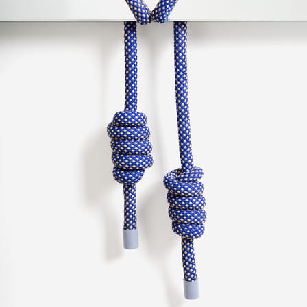 Miroir mural Shibari Rectangle verre bleu / L 50,5 x H 69 cm - Moustache
