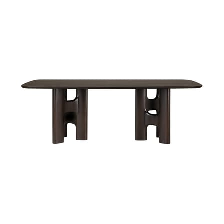 rechteckiger Tisch Flow holz braun / 220 x 110 cm - 8 Personen - Ethnicraft