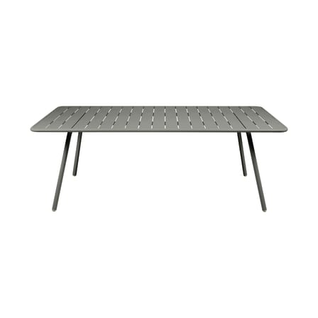 Luxembourg Rectangular table metal green / 207 x 100 cm - 8 to 10 people - Fermob
