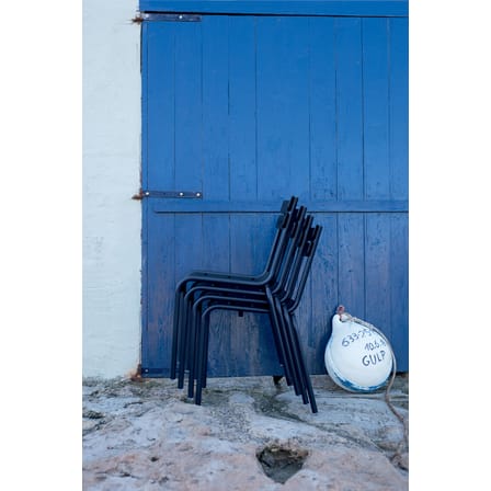 Sedia impilabile Luxembourg metallo blu - Fermob