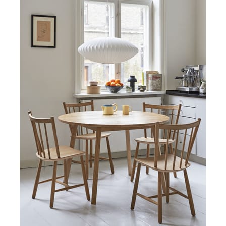 Suspension Bubble Saucer tissu blanc / Small - Motifs verticaux / George Nelson, 1947 - Hay
