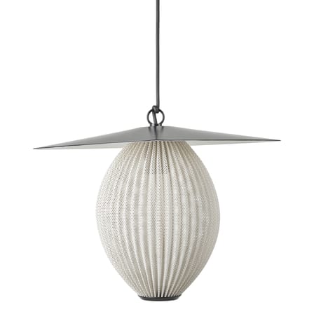 Suspension d'extérieur Satellite OUTDOOR Medium métal jaune / Ø 22 x H 31,5 cm - Réédition 1953 - Gubi