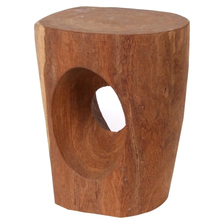 Tabouret Devil's Eye bois naturel - Pols Potten
