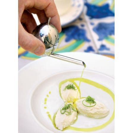 Huilier  métal testeur / verseur d'huile d'olive - Alessi
