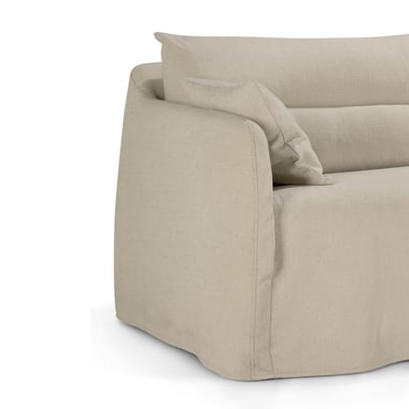 Divano 2 posti Weave tessuto bianco / L 200 cm - Ethnicraft
