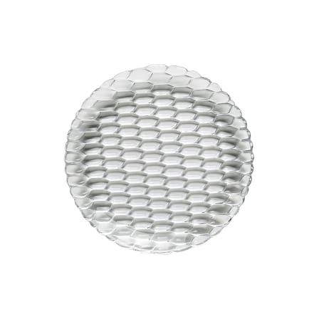 Assiette Jellies Family plastique transparent / Ø 27 cm - Kartell