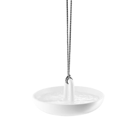 Bain à oiseaux  céramique blanc / Suspendu - Eva Trio