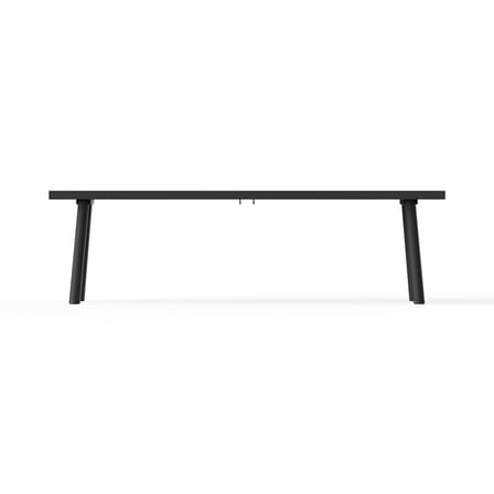 Fred's Bench metal black / L 160 cm - 3 seats - Fatboy