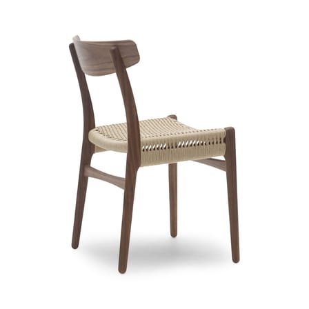 Chaise CH23 bois naturel / Hans J. Wegner, 1950 - Corde de papier - CARL HANSEN & SON