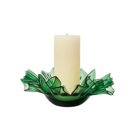 Coppa Rumy vetro verde / Ø 25 x H 9 cm - BROSTE COPENHAGEN