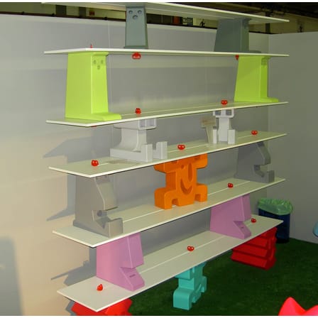Étagère Ladrillos Sino plastique vert module base - Magis