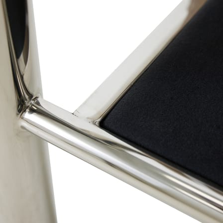 Fauteuil rembourré Chrome tissu vert - HK LIVING