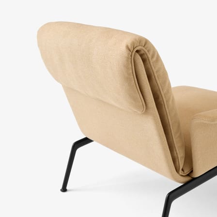 Fauteuil rembourré Muno LN19 tissu beige - &tradition