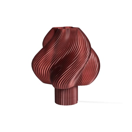 Lampe de table Soft Serve Regular rouge / H 26 cm - CRÈME ATELIER
