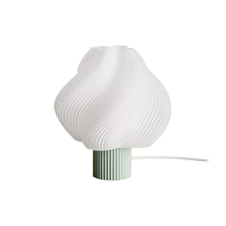 Lampe de table Soft Serve Regular vert / H 26 cm - CRÈME ATELIER