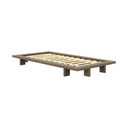 Lit 1 place Japan bois marron / Pour matelas 90 x 200 cm - KARUP