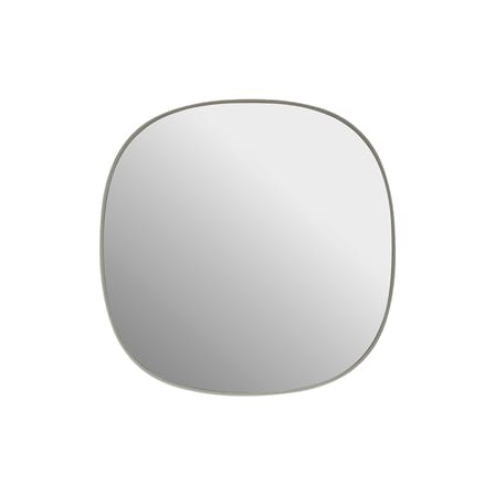 Miroir mural Framed XS métal gris / 40 x 40 cm - Muuto
