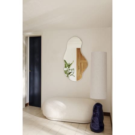 Miroir mural Pond Large or métal / 63,5 x 110 cm - Ferm Living