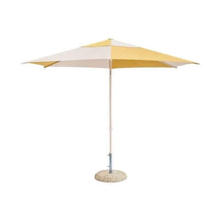 Parasol Terrazza - Hexagon tissu jaune / Ø 300 cm - Hay